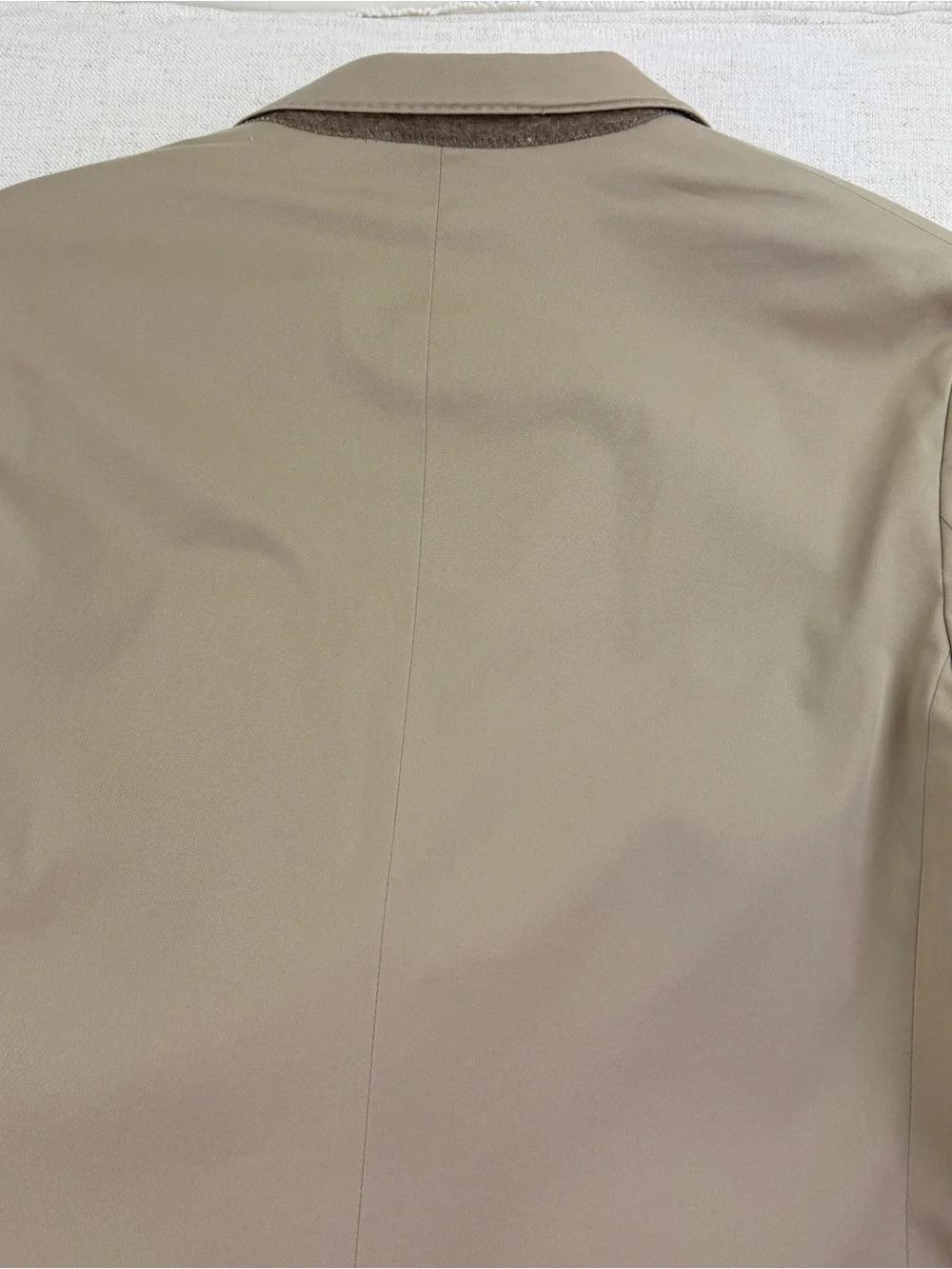 Banana Republic Men's‎ 44R Two-Button chino Sport Coat in tan slim fit stretch